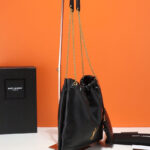 Saint Laurent Jamie 4.3 Pochon In Lambskin Black